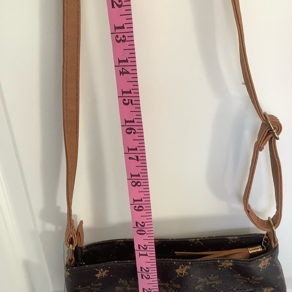 Beverly Hills Polo Club Women Brown Crossbody Bag One Size New With Tags - Picture 4 of 6